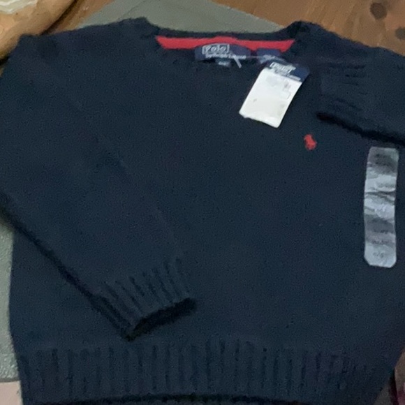 NWT Polo Ralph Lauren Boy crewneck sweater in Pima cotton - Picture 3 of 5